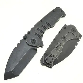 Висококачествен Сгъваем Нож Medford Nocturne Sharp D2 Blade Stone Wash G10 Дръжка EDC Тактически Джобни Ножове за Самозащита