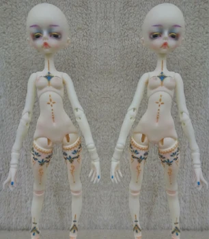 Кукла BJD 1/6-xiaozhizhuren кукла от смола Художествена модел Висококачествена играчка САМ Грим