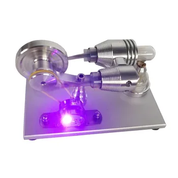 обзавеждане за физически експерименти Генератор Стърлинг малък двигател с външно горене парна модел на двигателя Физика