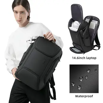 Мъжки раници, бизнес раница за лаптоп 15,6 инча, модни Mochila, луксозни водоустойчив ученически раници, эстетичная пътна чанта с USB, мъжки
