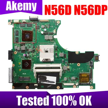 Akemy N56DY дънна Платка за лаптоп Asus N56D N56DP N56DY R501DY N56DYA 60-NQOMB1002-C03 дънна платка HD 8570M HD8570M 2 GB Графичен