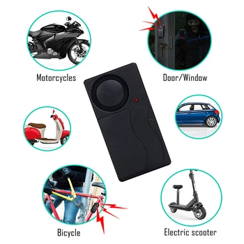 Сигурността на Анти загубено дистанционно управление на Вратата детектор вибрации прозорци, безжичен Мотоциклет Електрически Мотор сензор за Авто аларма за велосипед