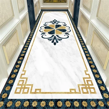 beibehang Потребителски модни триизмерни PVC тапети, мрамор в коридор parquet преминаване на керамични плочки на пода в китайски стил behang
