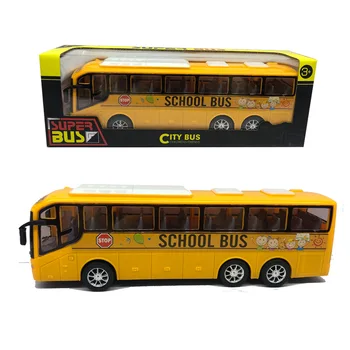 Детски инерционен автомобил Туристически автобус Симулация модел на кола Играчка за момче