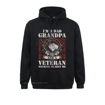 Аз, татко, дядо и ветеран, забавна пънк-идея, блузи с качулка за рожден ден, жилетки, пуловер с аниме за мъже, дизайнерски качулки