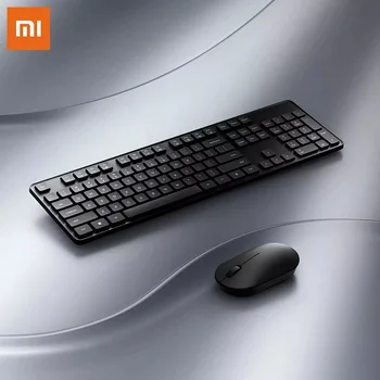 За Xiaomi Оригинална нова безжична клавиатура с прецизионным сензор на 2.4ghz 1000 dpi и комплекти безжична мишка за офиса и дома