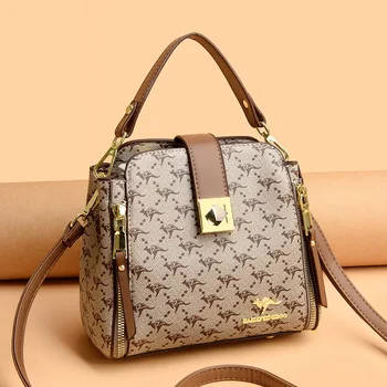 Модерна дамска чанта-кенгуру, чанта-кофа, чанта през рамо дамски чанти-месинджър чанта за вашия мобилен телефон, дамски чанта на рамото