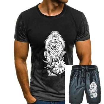 Till Death Чифт весла, приталенная мъжка тениска с кръгло деколте и къс ръкав в стил харадзюку, ризи, ежедневни тениска, безплатна доставка