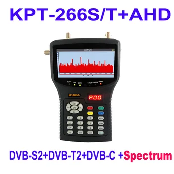 KPT-266ST + AHD DVB-S2/T2/C метър сателитна търсене на спектъра