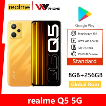 смартфон Realme Q5 5G Snapdragon 695 Восьмиядерный Android Смартфони 6,6 