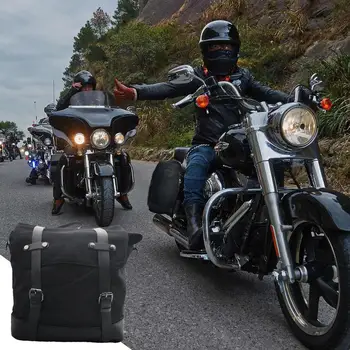 Странични трактор преглед чанти Ретро Мотоциклети Пътен висящия контейнер за съхранение на багаж Чанта за мотор Аксесоари за пътят на електрически велосипеди