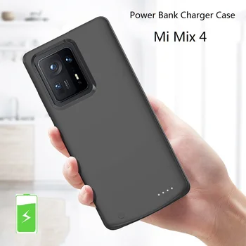 Калъф за зарядното устройство Xiaomi Mi Mix 4, преносима външна капачка за зареждане на батерията, калъф за Powerbank bateria 