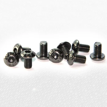 M3 Черен Никелирани Винт от Легирана стомана марка 12,9 с Шестоъгълни Глави за шест двустранен гнезда ISO7380