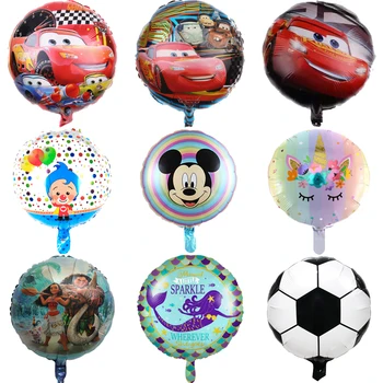 50 бр. за парти по случай рожден ден, 18-инчови алуминиеви надуваем балон от гелиевой фолио, игри на анимационен филм, детски украса за парти по случай рожден ден, аксесоари