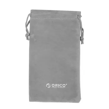 Orico Водоустойчив твърд диск мобилен телефон 180x100 mm, сива чанта за съхранение на Usb-зарядно устройство, Usb-кабел, банка за храна, кутии за съхранение, телефон, калъф