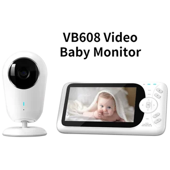 Видеоняня VB608 2,4 G Безжична С 4.3 Инча(А) LCD дисплей 2 Начин на Аудио Говори за Нощно Виждане за Наблюдение Камера за Сигурност гледане на деца