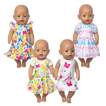 2021 Нова рокля, стоп-моушън дрехи, 17 см 43 см, дрехи за кукли, костюми за раждане на дете, подарък за рожден ден на дете, подарък за фестивала