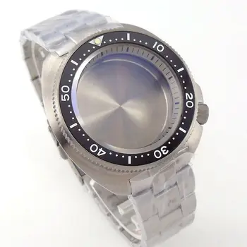 45 мм сапфирен кристал супер титанов корпус за часовници, подходящи NH35 NH36 SKX007/009 200atm