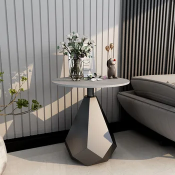 Масички на скандинавския дизайн, Луксозни мраморни уникални минималистичные масички малки метални мебели Kaffee Tische за хол