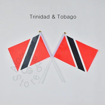 Тринидад и Тобаго 14*21 см флаг Банер 10 бр./компл. Национален флаг на Тринидад и Тобаго