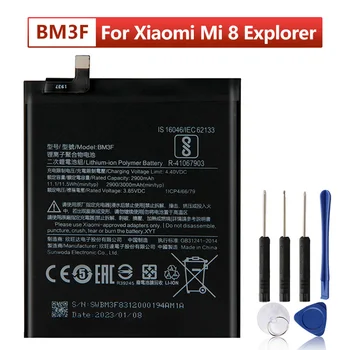 BM3F сменяеми батерии за телефони Xiaomi Mi8 Explorer Edition Mi 8 Pro Батерия за телефона 3000 mah