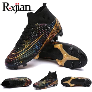 R. XJIAN/Професионална Футболна Унисекс обувки, футболни обувки TF/FG, улични мини Билкови футболни Обувки, Футболни обувки, размер 35-46