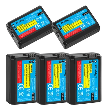 5шт 2000 ма батерия NP-FW50 NP FW50 NPFW50 Батерия за цифров фотоапарат Sony Alpha A33 NEX-C3 NEX-5 И NEX-7 SLT-A55 за аксесоари на sony