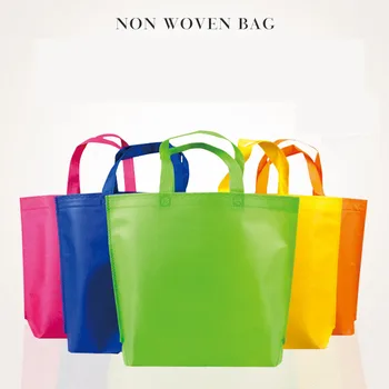 Продажба на едро 20pcs на нетъкани текстилни торбички за опаковка чанта пазарски чанти защита на околната среда в наличност