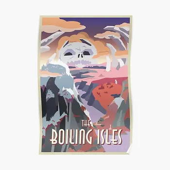 Посетете кипене на острова The Boiling Is Плакатная живопис Домашно изкуство Монтиране на модерни украса на стаята Реколта живопис стенопис без рамка