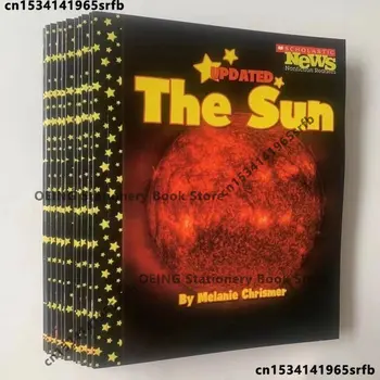 На 12 книги /набор от Слънчевата система и звездите Книжки с картинки Детска детска история за Английска детска книга Eary Education