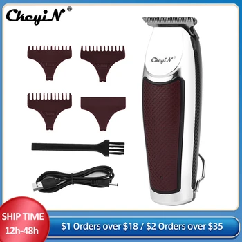 CkeyiN мъжки машина за подстригване на коса с професионална машина за рязане на коса, електрически машинки за подстригване, безжичен акумулаторна машинка за оформяне на брада за мъже