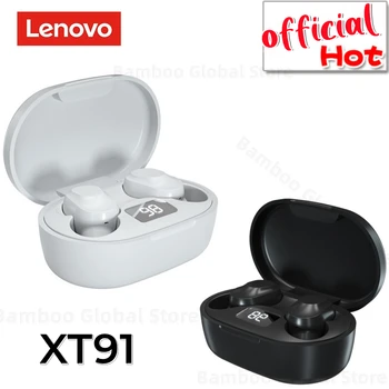 Оригинални безжични Bluetooth слушалки Lenovo XT91, детска слушалки с управление на AI, стереобас с микрофон, слушалки TWS с шумопотискане