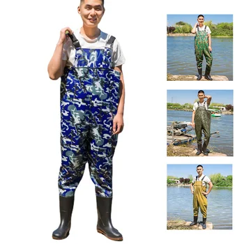 Камуфляжные непромокаеми панталони за риболов на открито, латексный гащеризон, на риболовен инвентар, дъждобран, галоши, панталони за плаж, къмпинг