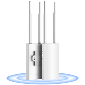 UeeVii 2,4 G/5,8 G 1200 Mbps WiFi Ретранслатор Висока Мощност 2 * 5dBi Външна Безжична точка за достъп/Маршрутизатор/Ретранслатор/Мостов Усилвател на сигнала 120 Потребители