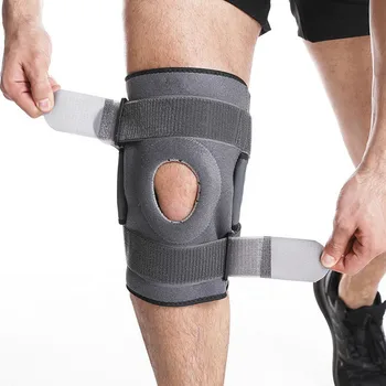 1 бр. ортопедични коленете, превръзка за ставите при артрит, стабилизатор на капачката на коляното за кроссфита, баскетболна зала, спортна защита за фитнес