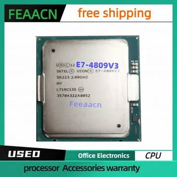 Процесор usado Xeon E7 4809V3 8-ядрен 16-стрийминг 2.0 G основната честота на 115 W 20 М кеш-памет socket 2011 процесор E7-4809 CPU e7 4809v3