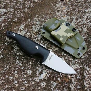 Ножове за улицата Full Tang 9Cr18Mov, тактически нож за оцеляване с фиксирано острие, преносима писалка G10, инструмент за къмпинг, лов, джобен нож EDC
