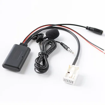 Автомобилен Bluetooth, AUX Адаптер за Безжична Аудио Телефонен Разговор 