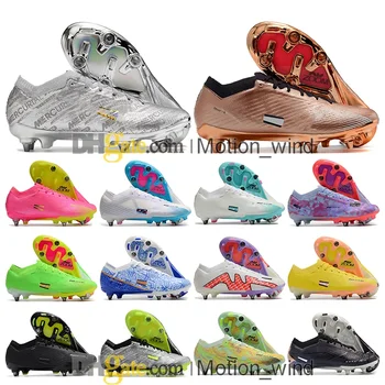Подаръчен Пакет, Мъжки футболни обувки с висок берцем на Diqna CR7 Vapors XV Elite XXV SG Обувки Mbappe Neymar ACC Superfly 15 Футболни обувки