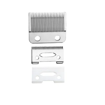Уникален дизайн с пазом за зъби Pro 2 дупки за подстригване за коса Набор от сменяеми ножове за машинки за стригане Wahl Fit Magic Clip (A)