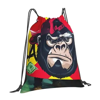 Gorilla Sports раница за съхранение в салона избор чанти дантела прозорци в стил раница, подходяща за леки къмпинг и туризъм