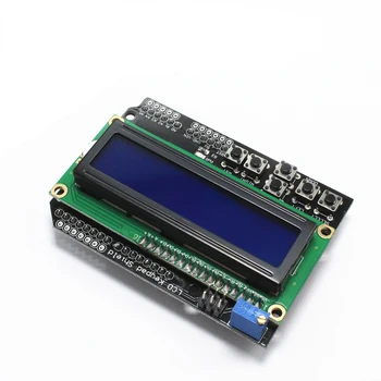 LCD екран и Клавиатура Щит LCD1602 Син Екран Дисплей Модул за Arduino ATMEGA328 ATMEGA2560 за Raspberry Pi
