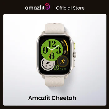 Нови умен часовник Amazfit Cheetah Square, тънки дву-бандова смарт часовник с GPS 150+ за наблюдение на спортен режим
