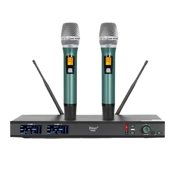 Biner DR666 Професионален безжичен динамичен микрофон с ръчен микрофон за реч
