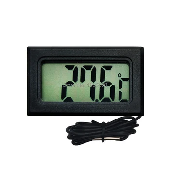 1 бр. мини цифров LCD термометър, удобен влагомер, сензор за влажност за наблюдение на хладилника, аквариум, дисплей, детектор за влажност на въздуха