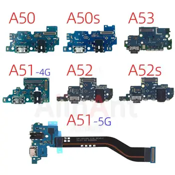 Оригинален докинг станция USB дата на Бързо зарядно устройство таксата за зареждане Гъвкав кабел за Samsung Galaxy A50 A50s A51 A52 A52s а a53 A40 A40s A41 A42 5G