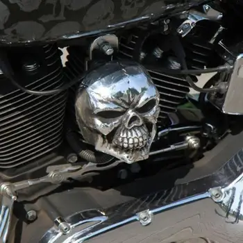 Мотоциклет калъф с рога във формата на черепа, Softails, дело на Венелин за 