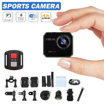 Екшън-камера за 4K Ultra HD, градинска водоустойчив Wifi, спортна DV, велосипед, мотоциклет каска, камера, видео рекордер, видео рекордер, dvr за кола