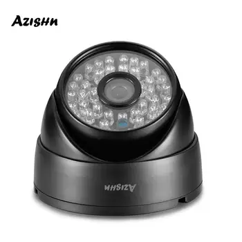AZISHN H. 265AI Метална IP Камера 3MP 2304x1296 48IR за Нощно виждане с Откриване на движение HD IP66 Външна Вътрешна Куполна Камера ВИДЕОНАБЛЮДЕНИЕ XMEye