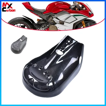 Защитен капак на ауспуха на мотоциклета, аксесоари от въглеродни влакна за Ducati Panigale 959 1299 2018-2022